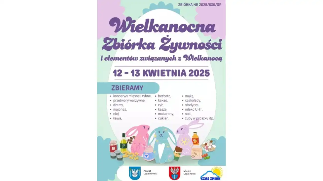 Wielkanocna Zbiórka Żywności w Powiecie Legionowskim