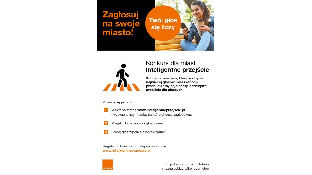 Inteligentne Przejście na Piaskowej w Legionowie - zagłosuj!