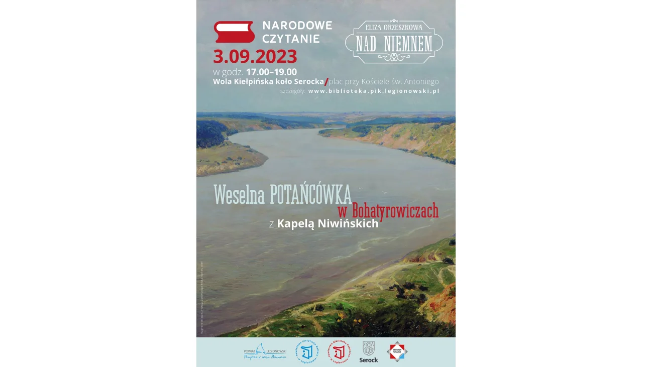 Narodowe czytanie 2023 w powiecie legionowskim w nietypowej odsłonie.