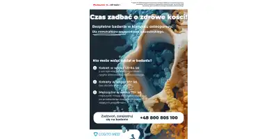 Sprawdź stan swoich kości – bezpłatne badania osteoporozy w Legionowie