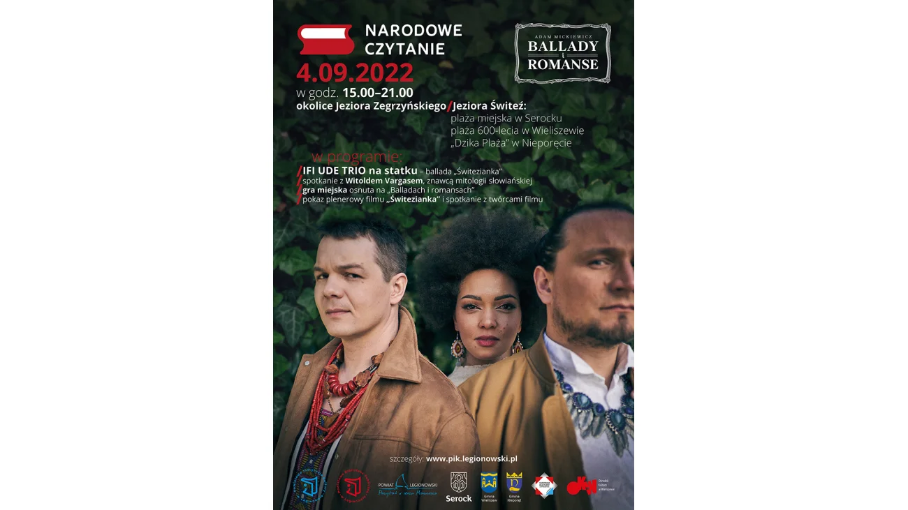 Narodowe Czytanie 2022 w powiecie legionowskim