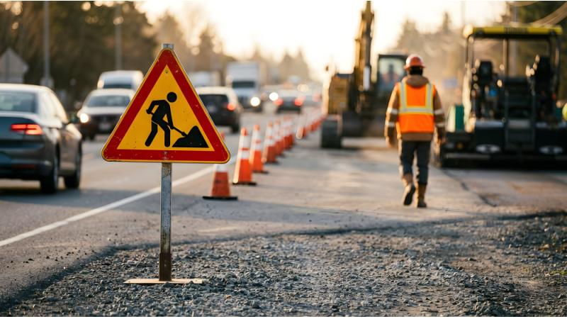 Utrudnienia na DK61 do 26 października. Objazdy i zmiany tras autobusów