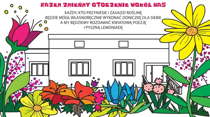Kwiatowy spontan w Legionowie