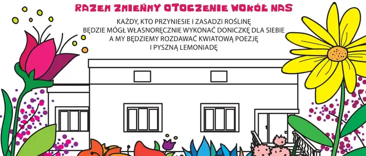 Kwiatowy spontan w Legionowie