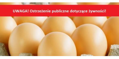 GIS wydał ostrzeżenie - Pałeczki Salmonella Enteritidis na powierzchni skorupek jaj.