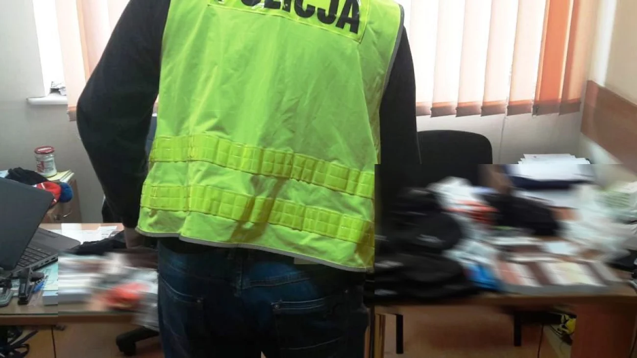 Sprzedawał podróbki na legionowskim targu. Policja zabezpieczyła mu towar