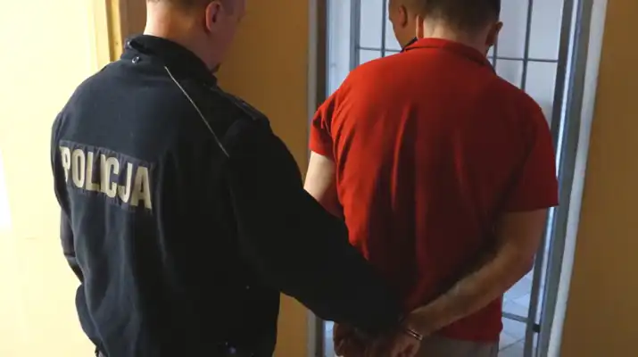 Jechał na podwójnym gazie kradzioną skodą, zakończył ją na słupie