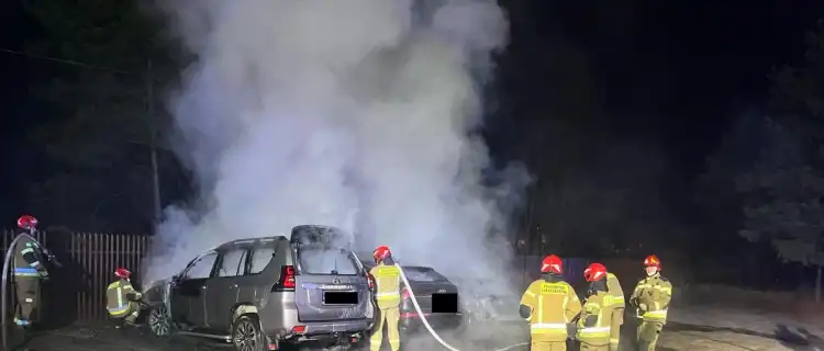 Kolejny pożar auto w gminie Wieliszew