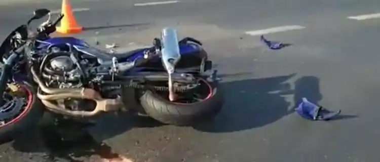 Groźny wypadek z motocyklistą w Legionowie