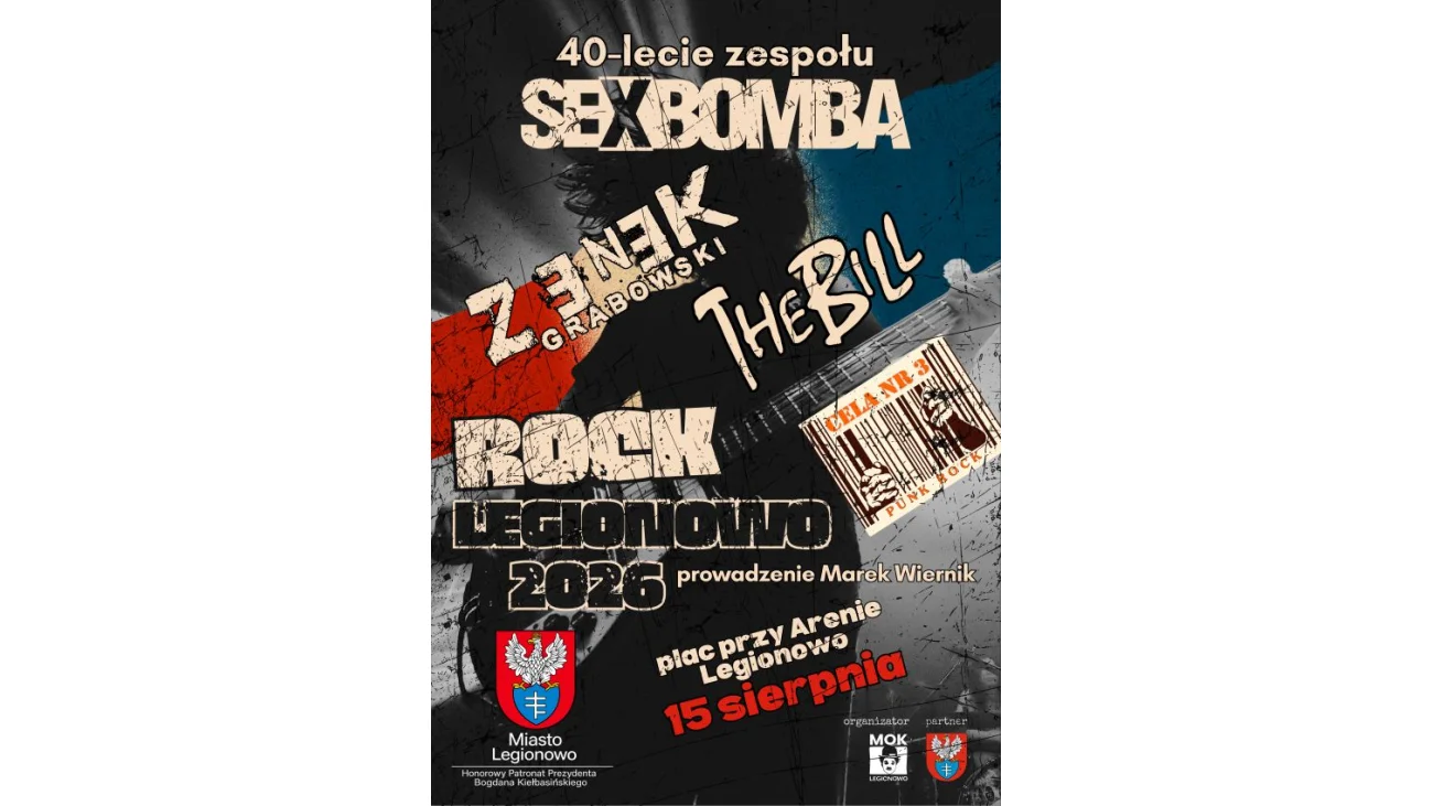 Rockowe święto w Legionowie! Sexbomba świętuje 40-lecie 