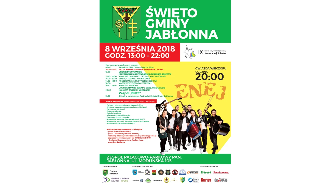 Święto Gminy Jabłonna już w najbliższą sobotę!