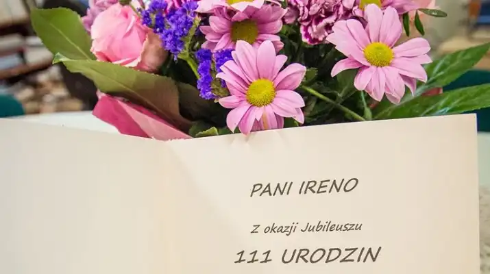 Legionowo. 111-te urodziny Ireny Śmiałowskiej - najstarszej kobiety na Mazowszu