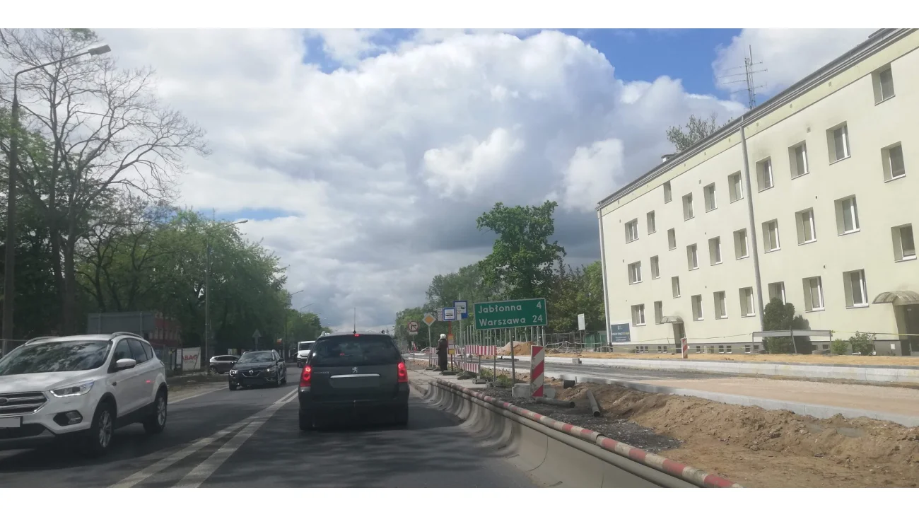 DK61 w Legionowie. Pojedziemy nową nitką drogi od 31 sierpnia