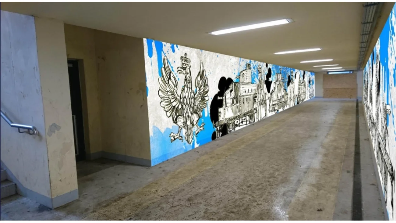 Kolejny historyczny mural w Legionowie