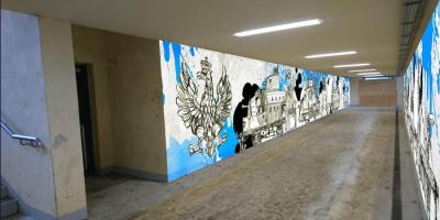 Kolejny historyczny mural w Legionowie