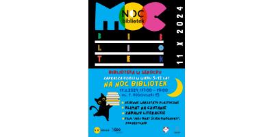 Serock. Serdecznie zapraszamy na pełną zabawy i kreatywności Noc Bibliotek!