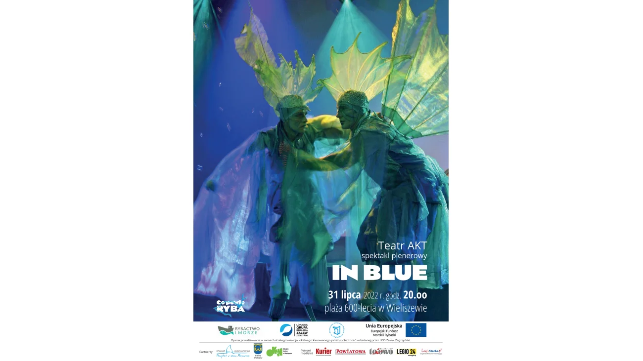 Spektakl plenerowy - In Blue w Wieliszewie