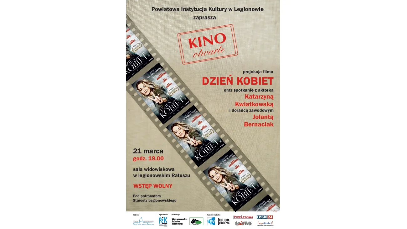 Film Dzień Kobiet w Kine Otwartym w Legionowie