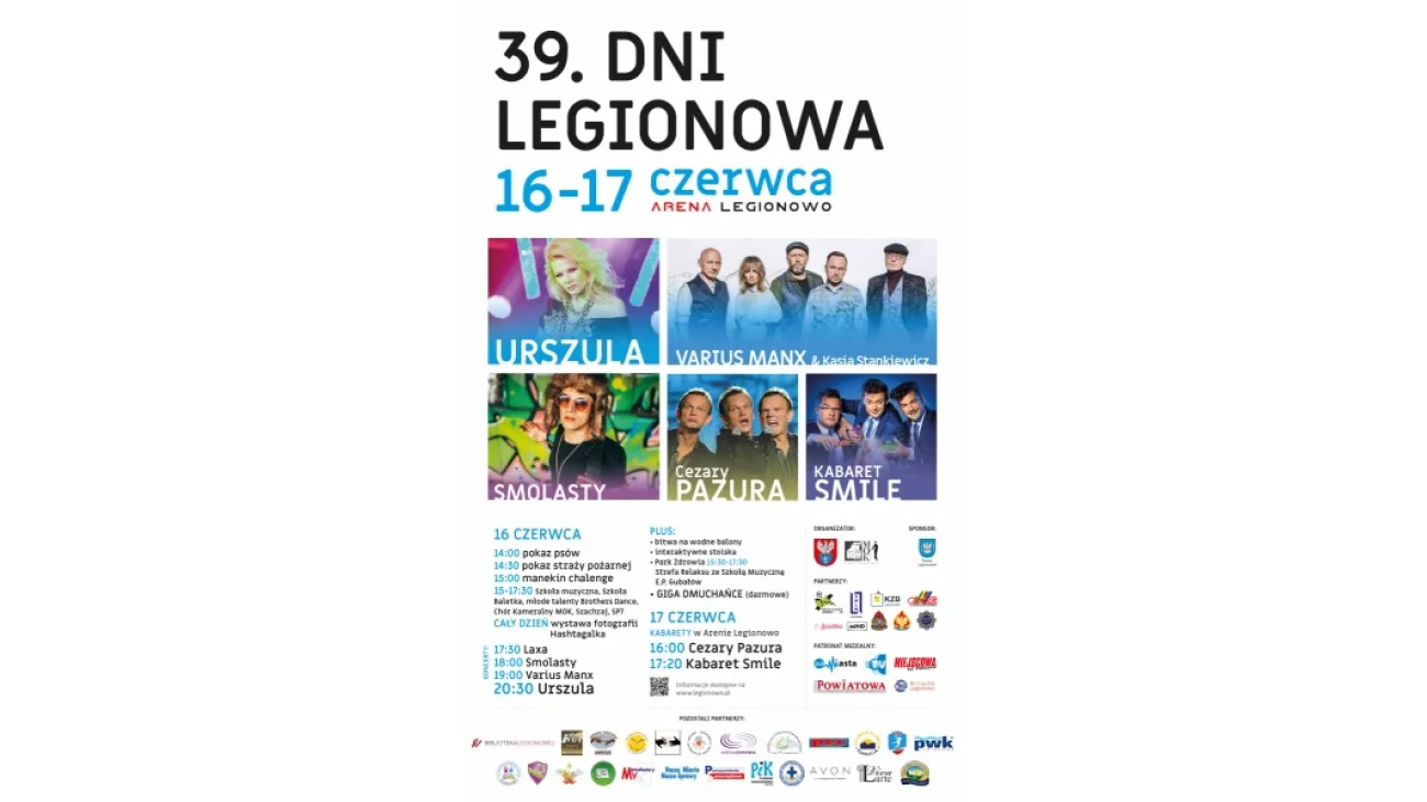 Dni Legionowa 2018 -  Urszula i Varius Manx gwiazdami wieczoru