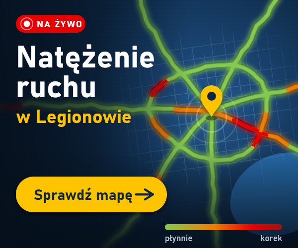 Natężenie ruchu w Legionowie